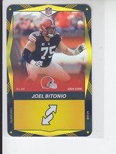 2024 NFL UNO Elite Foil SP JOEL BITONIO Yellow Browns #021