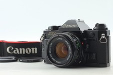 Exc 5 Canon AE-1 Program black Film Camera NEW FD NFD 50mm f1.8 Lens JAPAN