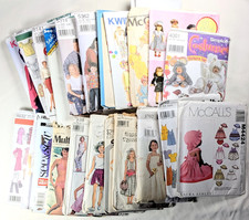 VTG Sewing Patterns 22 Mixed Adult Child M/F Dolls Butterick McCall Simplicity