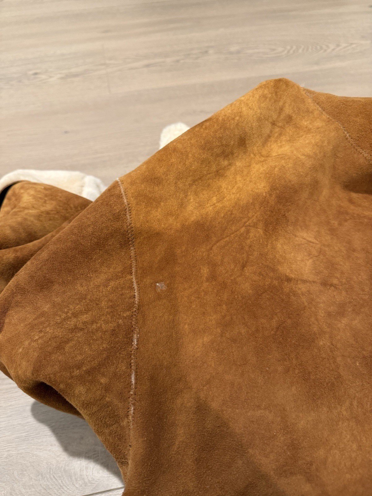 Polo Sport Ralph Lauren Alpine Shearling Anorak M Sheepskin Sherpa 1990s VTG RRL thumbnail 13