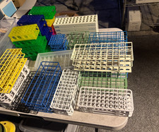 Over 35pcs - Large Lot Of Laboratory Lab Test Tube / Vial Racks