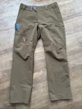 Sitka Grinder Waterfowl Hunting Pants Men’s Size 34X32 Mud Color Soft Shell
