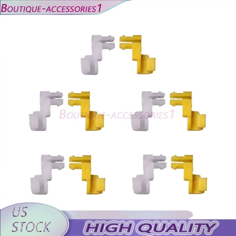 New 5Sets Door Lock Rod Clip Retainer Fasteners fit for Toyota 4Runner 1984-2014 Foto 2 de 4