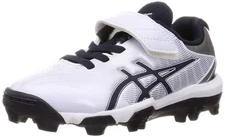 ASICS Baseball Shoes STAR SHINE S 2 Kids White Navy 22.5 cm 2E 906