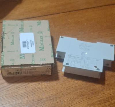 Moeller Eaton NHI11-PKZ2 Auxiliary Contact Block 1NO 1NC 6A 500V New