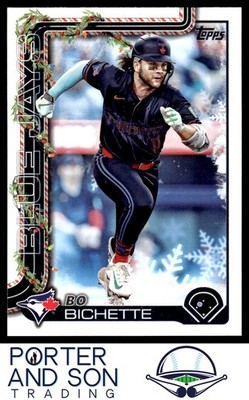 Bo Bichette 2025 Topps Holiday #H45 Toronto Blue Jays Baseball