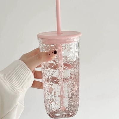 Starbucks China Sakura 2026 BLOSSOM BREEZE GLASS COLD CUP 16OZ | eBay
