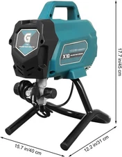 Airless Paint Sprayer 3300 PSI 0.32 GPM 750W High Efficiency Stand Sprayer