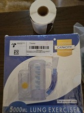 Breathing Exercise Device for Lungs, Deep Breathing Trainer for Adults - 5000...