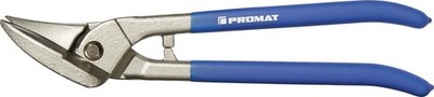 PROMAT Idealblechschere Länge 260mm links Stahl max. 0,8mm Edelstahl max. 0,45mm