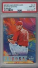 2018 Diamond Kings Shohei Ohtani (Aurora) Rookie Card Insert #A10 (PSA 8)