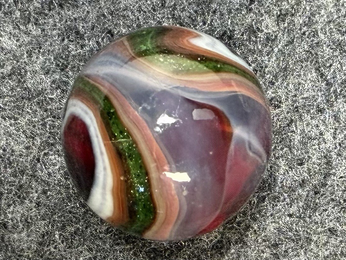 JABO (JERK)Joker 1 Marble Collector Marble: VHTF Cranberry .735