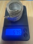HEAVY 57.9g Vintage Milor Italy 925 Sterling Silver Two-Tone Riccio Chevron Mesh — photo 1