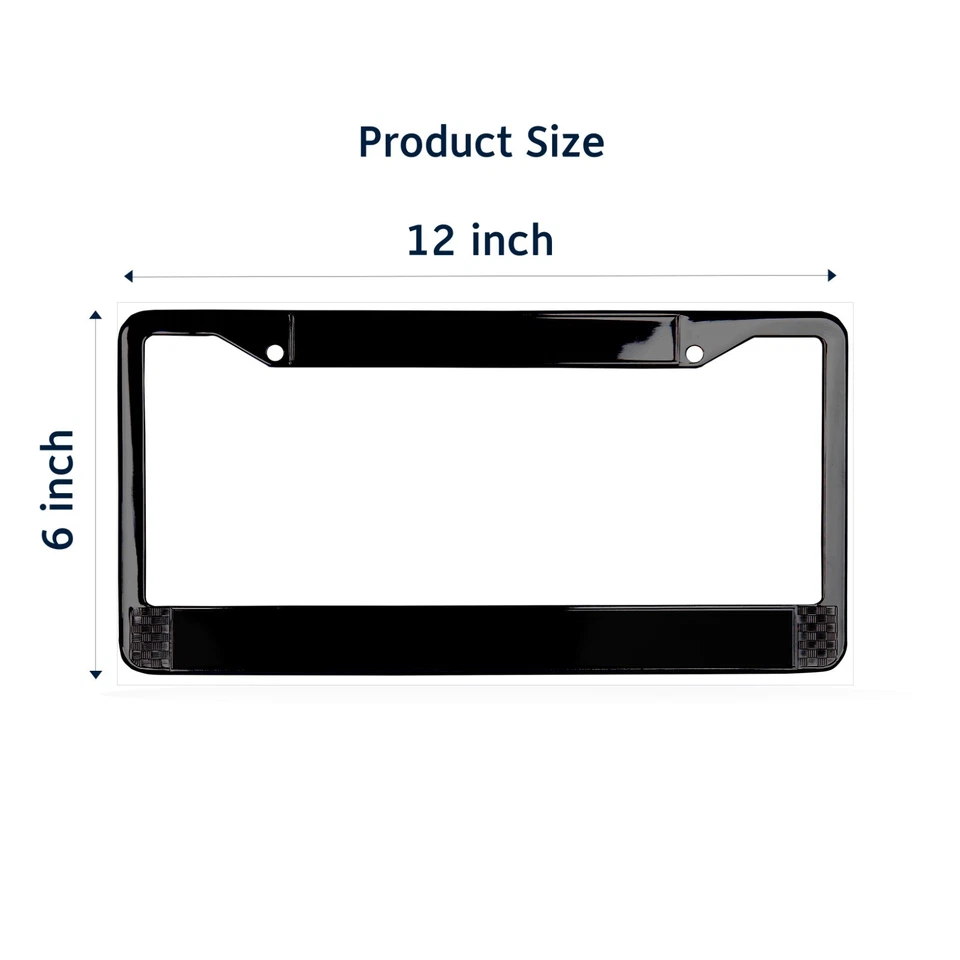 LA Dodgers Back to Back 24-25 World Series Champions 3D Black License Plate - Image 2 of 3