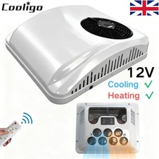 12V Caravan Air Conditioner Kit Heat & Cool Rooftop Electric AC Unit Camper RV