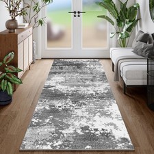 2x6 Rug Runners for Hallways Kitchen Non Slip Washable Grey Entryway Runner R...
