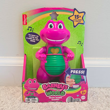 Fisher-Price Barney  Friends Heart Hands/Hugs Barney Interactive Toy w/ Sounds