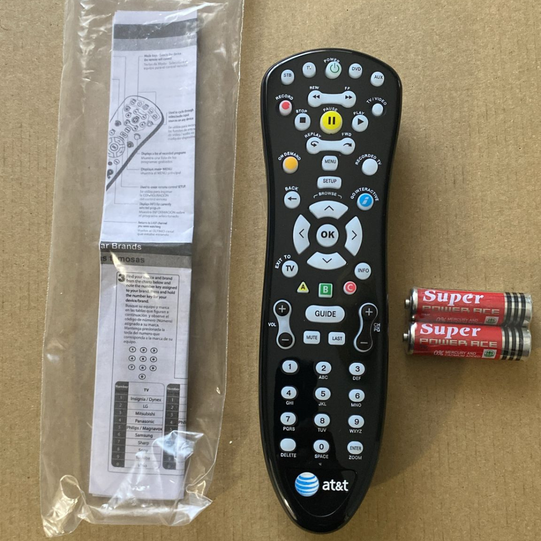 Original AT&T S10-S4 U-Verse TV Remote Control OEM Replacement ...