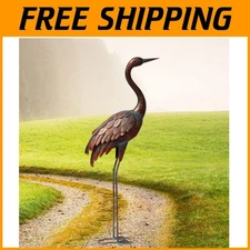 Realistic Life-size Crane Sculpture for Outdoor Décor