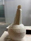Vintage 1939 New York WORLD'S FAIR Milk Glass GLOBE Bottle Decanter