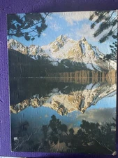 Vintage Springbok Puzzle Rockies Reflection Complete