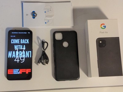 Google Pixel 4a  128GB  JustBlack Klinkenbuchse CalyxOS  Datenschutzfreundlich
