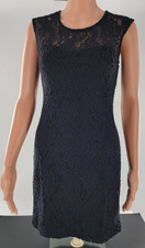 Lovely Day Black Lace Overlay Sleeveless Dress Size Small