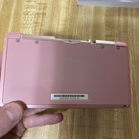 NICE CONSOLE Nintendo 3DS CTR-001 Pearl Pink w/ Original Box, Manual And Charger