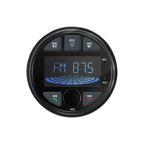 Impermeable LCD Bluetooth Marino Receptor Estéreo Sauna Audio Digital Reproductor de MP3 - Imagen 2 de 17