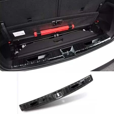 For 2020-2025 Benz GLB-Class Black Titanium Rear Bumper Built-in Sill Plate Trim