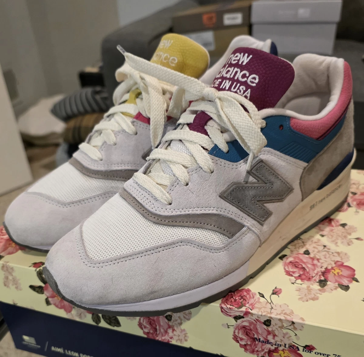 Aimé Leon Dore x New Balance 997 Made in USA OG Mismatch for Sale 