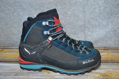 SALEWA WS Crow GTX Boots Womens Size 7 Black Waterproof Hiking Climbing Trekking