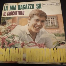 GIANNI MORANDI - LA MIA RAGAZZA SA / IL GIOCATTOLO 45 giri 7" RCA PM3466 IT 