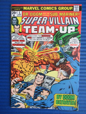 SUPER-VILLAIN TEAM-UP # 5 - (NM-) -DR.DOOM/SUB-MARINER-THING-FANTASTIC FOUR