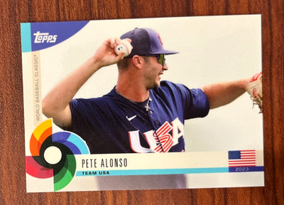 2023 Topps World Baseball Classic Global Stars Pete Alonso #7 Team USA