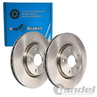 2X RAP Gelochte Bremsscheiben 330Mm Vorne Passend FüR Chrysler Grand Dodge Grand