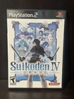 Suikoden IV (2005 Playstation 2 PS2) -- Konami RPG -- CIB Tested!