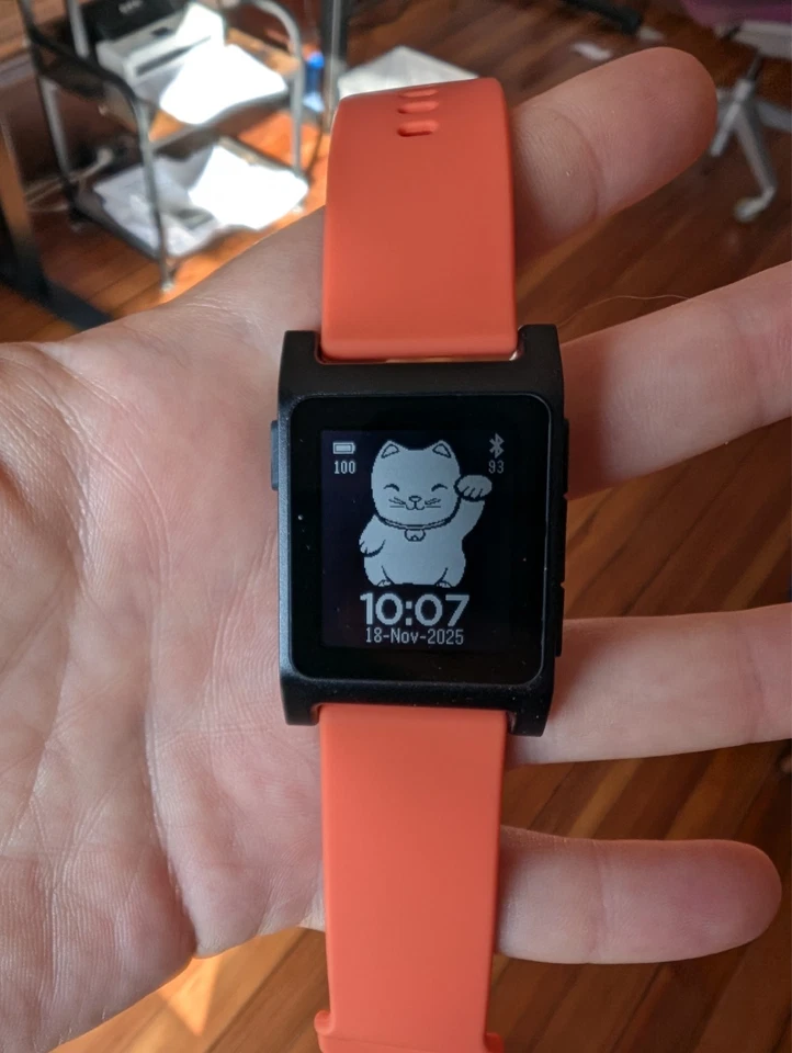 PEBBLE 2 DUO 2025 SMARTWATCH, NEW RELEASE for 2025 BLACK - READY TO SHIP - Image 3 of 4