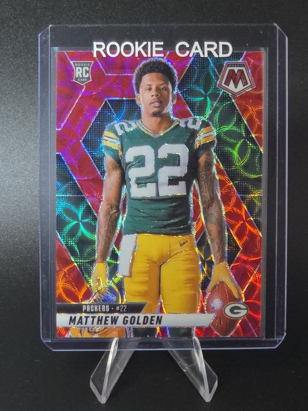 Matthew Golden #285 Red Scope Prizm (RC) 2025 Panini Mosaic - Rookie Variations 