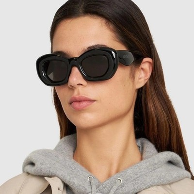 Loewe Women Sunglasses Black Smoke Cat Eye LW40117I INFLATED  display picture 1