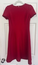 Lauren Ralph Lauren red holiday a-line dress womens 2