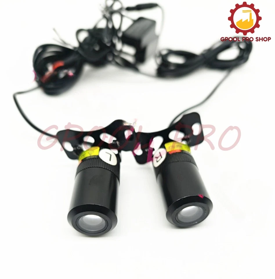 Luz LED de bienvenida para motocicleta alas laterales proyector lámpara luz trasera decoración ambiental Foto 3 de 4