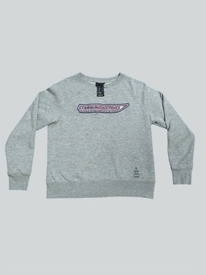Stark Industries Spiderman Disney Parks Marvel gray Sweatshirt
