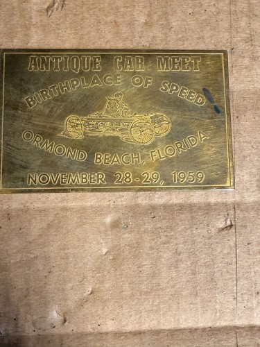 Antique Car Meet Birthplace of Speed Ormond Beach Florida Nov.28-29, 1959 Nice