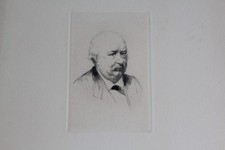 Marcellin DESBOUTIN Portrait Jules Sandeau Drypoint Engraving (69501)