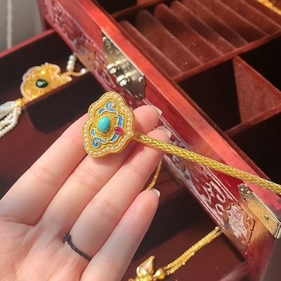 Ruyi Hairpin Women Vintage Chinese Style Handmade Hair Stick
