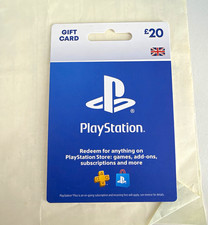 PlayStation &pound;20 UK PSN Gift Card Voucher Redeemable on PlayStation Store