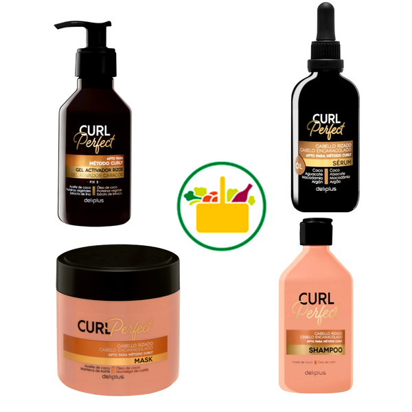 Mercadona - Curly hair pack x4