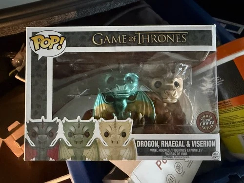 Game of Thrones - Metallic Dragon 3 Pack Funko Pop -SEE DESCRIPTION