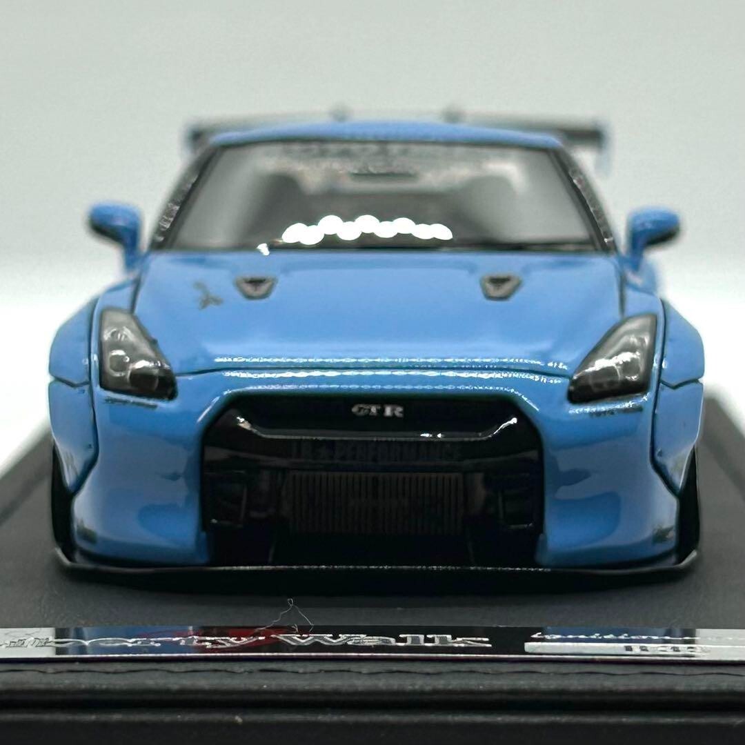 イグニッションモデル 1/43 LB-WORKS GT-R R35 ブルー イグニッションモデル 1/43 LB-WORKS 日産 GT-R R35 タイプ2